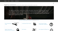 Desktop Screenshot of digipres.org